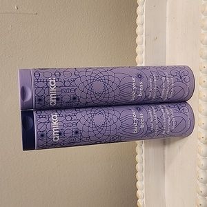 Amika Bust Your Brass Cool Blonde Repair Shampoo and Conditioner set 9.2oz